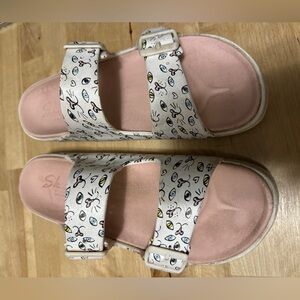 Sketchers Foamies cat face sandals women’s size 10
